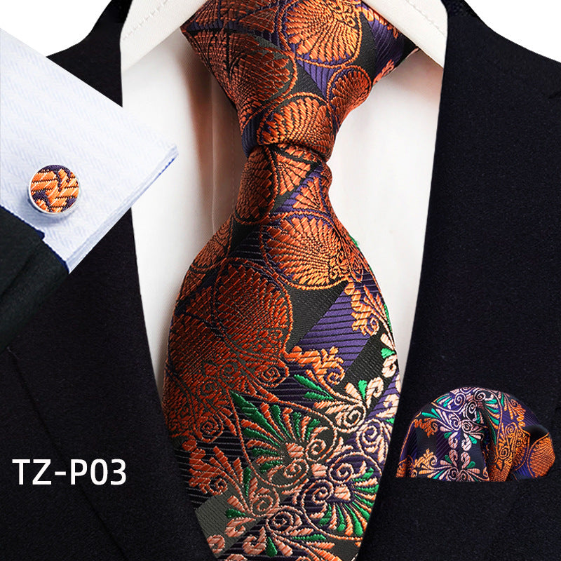 Hyerso Tadesse Select Men's Tie, Pocket Square & Cufflinks Set
