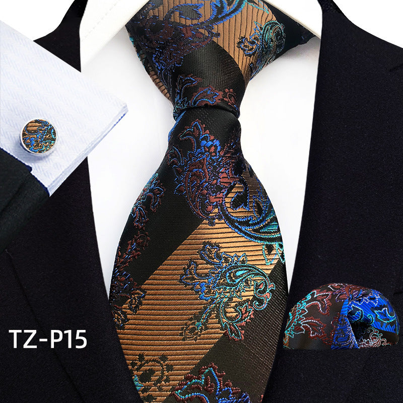 Hyerso Tadesse Select Men's Tie, Pocket Square & Cufflinks Set
