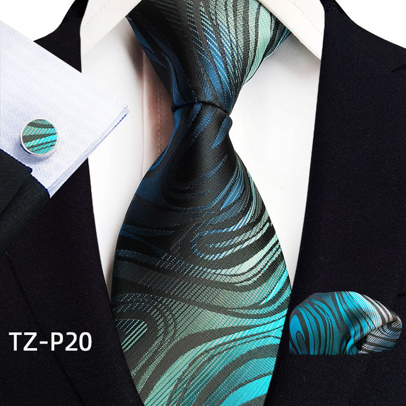 Hyerso Tadesse Select Men's Tie, Pocket Square & Cufflinks Set
