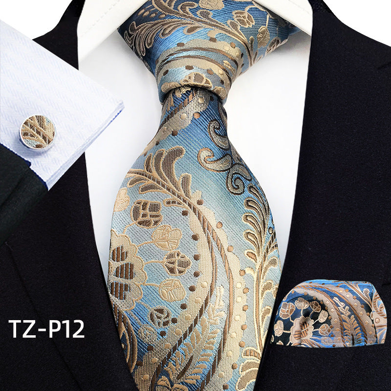 Hyerso Tadesse Select Men's Tie, Pocket Square & Cufflinks Set