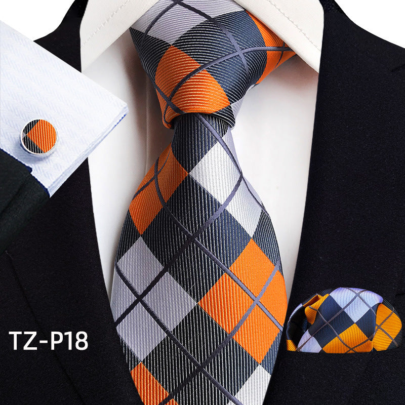 Hyerso Tadesse Select Men's Tie, Pocket Square & Cufflinks Set
