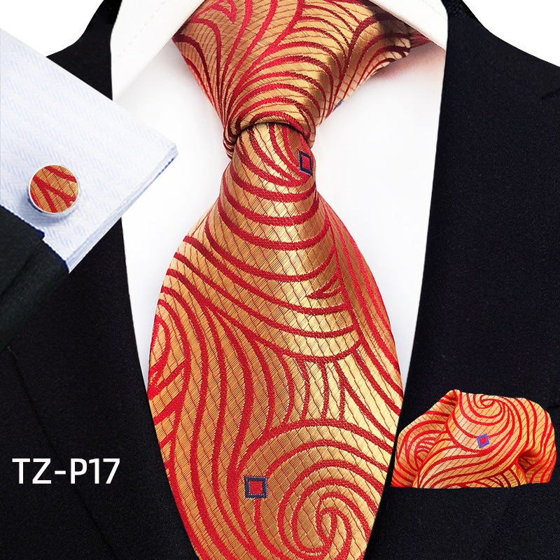 Hyerso Tadesse Select Men's Tie, Pocket Square & Cufflinks Set