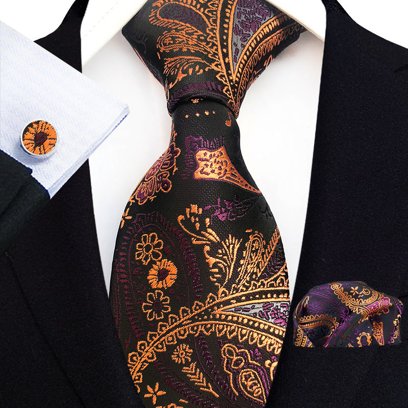 Hyerso Tadesse Select Men's Tie, Pocket Square & Cufflinks Set